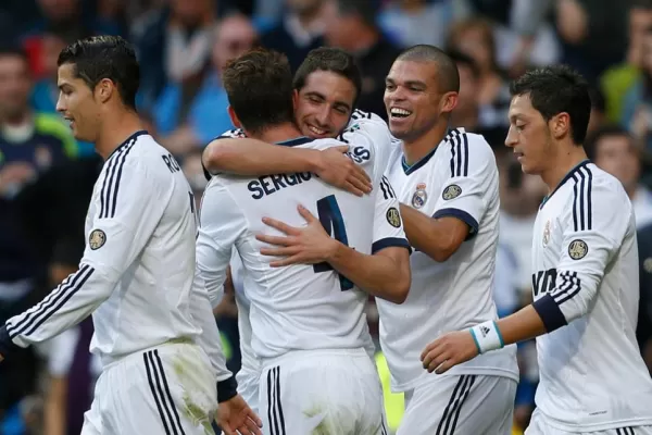 Higuaín infló la red y Real Madrid cantó victoria