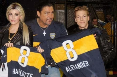 Charlotte y Alexander Caniggia ¿a la platea de River?