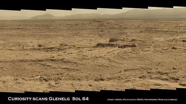 En la Tierra prometida, el Curiosity busca huellas del pasado de Marte