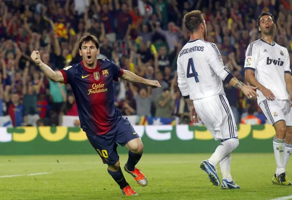 UNA MÁQUINA. Messi superó al histórico César, también de Barcelona, en cantidad de tripletes marcados en su historia. 