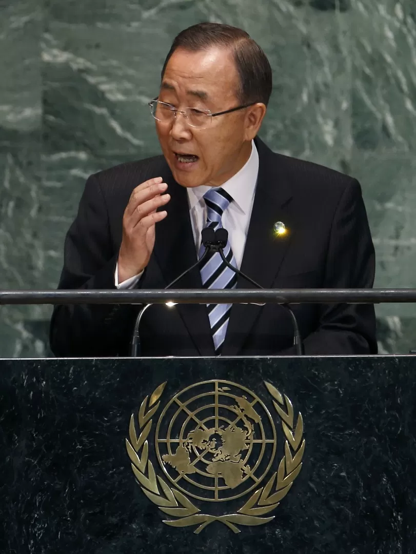 Ban Ki-Moon, secretario general de Naciones Unidas. 