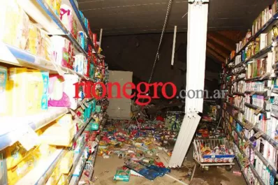 Tragedia en Neuquén: las primeras imágenes del derrumbe