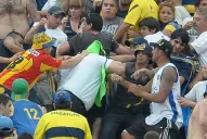 El video de la brutal golpiza de La 12 a los integrantes de seguridad