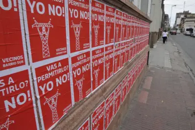 En contra de la planta eléctrica