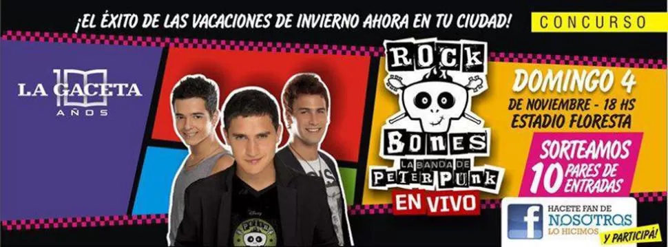 Rock Bones toca el domingo en Tucumán: participá y ganá tu entrada para verlos