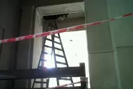 La tormenta le hizo un agujero al techo de Tribunales