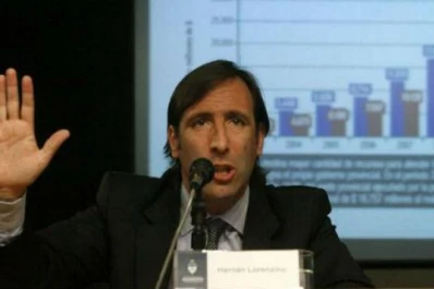Ni un dólar para los fondos buitres, dijo Lorenzino