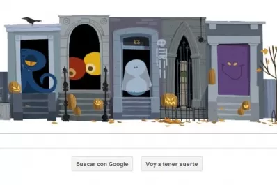 Google desea feliz Halloween y sale a asustar con un doodle de miedo