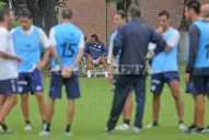 Atlético practicó sin Bustamante
