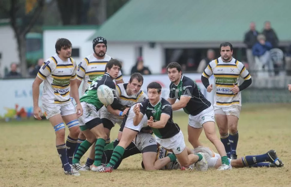 DE VISITANTE. Tucumán Rugby afrontará su tercer partido consecutivo en Córdoba ante Jockey de esa provincia. LA GACETA / ARCHIVO