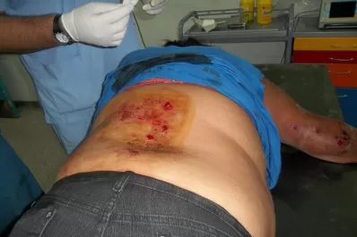 Aguilares se moviliza en contra de la policía santiagueña