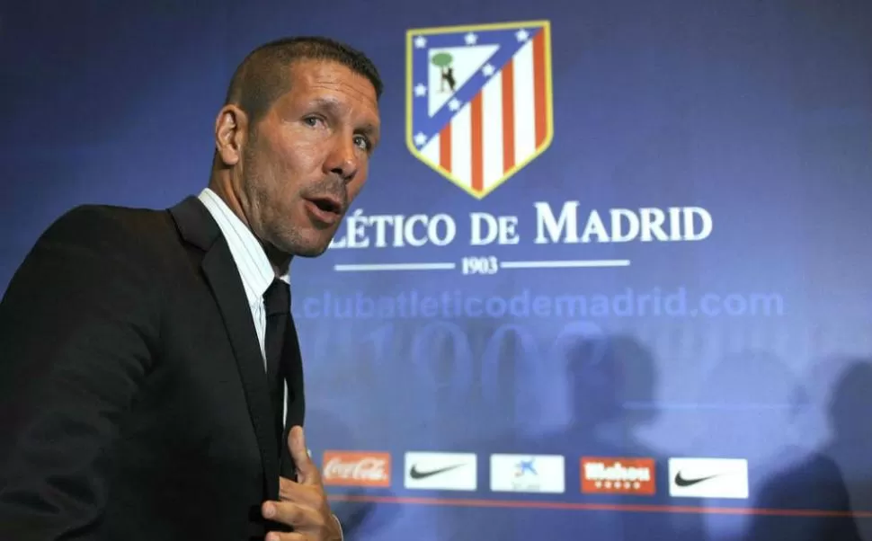 CONDUCTOR. Diego Simeone intentará mantener al Atlético de Madrid en la elite del fútbol europeo.