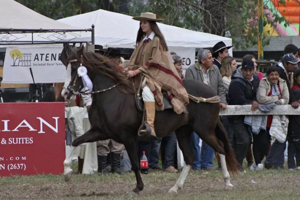 MAS ADEPTOS. Valentina Guerineau fue premiada en la categoría damas. GENTILEZA HORACIO GUERINEAU