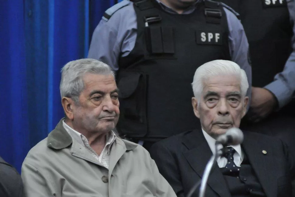 CONDENADOS. Albornoz y Menéndez, con sentencia confirmada por la causa de la ex Jefatura. LA GACETA / JORGE OLMOS SGROSSO