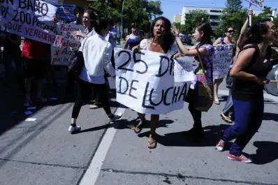 Protestaron estudiantes de Artes