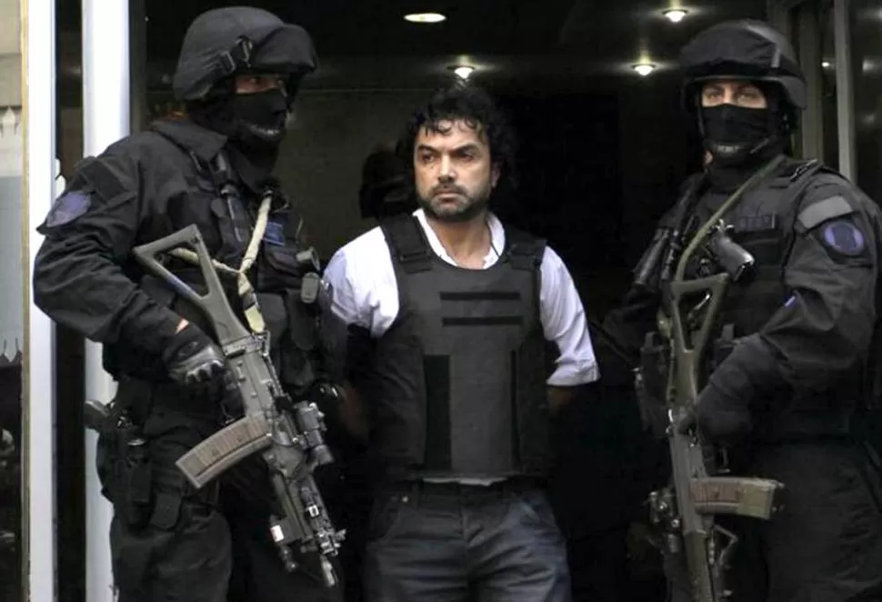 ALTA PELIGROSIDAD. López Londoño enfrenta un pedido extradicion a Estados Unidos por narcotráfico. DYN