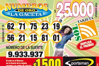 Los Números de Oro de LA GACETA