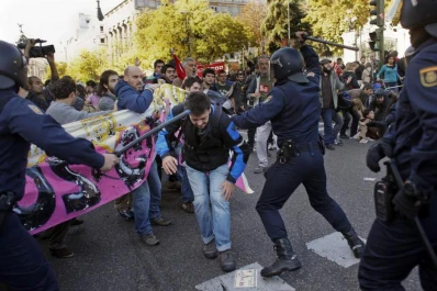 La protesta contra el ajuste tuvo un alto acatamiento
