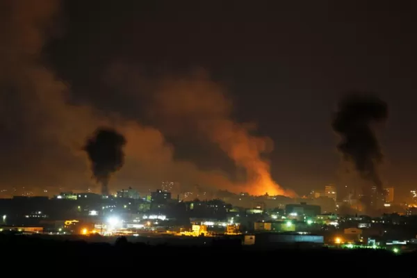 Impresionante video del ataque israelí en Gaza