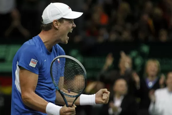 En casi cuatro horas, Berdych pudo igualar la final de la Davis