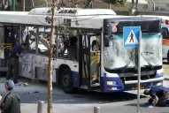 Explotó un ómnibus en Tel Aviv