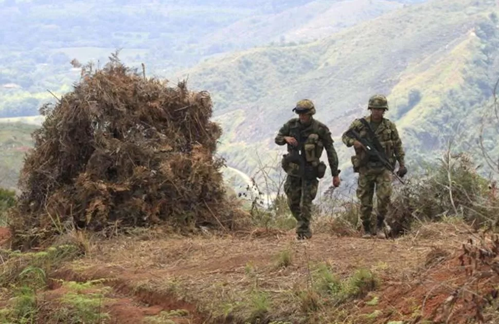 ESCENARIO RURAL. Los enfrentamientos se produjeron en Cauca, al sudoeste de Colombia. REUTERS