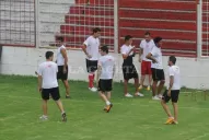 El último entrenamiento de cara al duelo con San Jorge