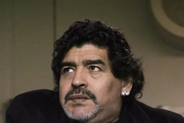 Maradona confirmó que está en un impasse con Ojeda y reconoció a su hijo