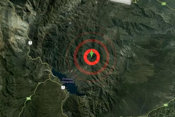 Un sismo sacudió a Mendoza