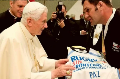 El Papa recibió a los integrantes de Rugby sin Fronteras
