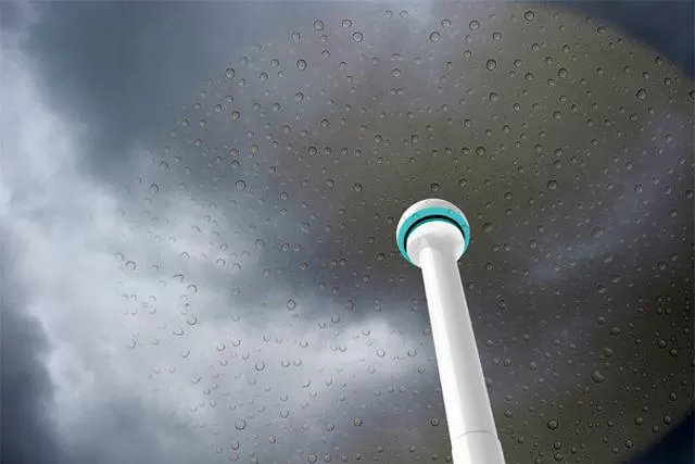 NOVEDOSO. El paraguas de aire revolucionará el mercado. FOTO TOMADA DE MASHABLE.COM