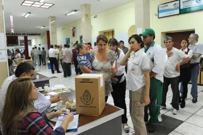 Votaron empleados de comercio