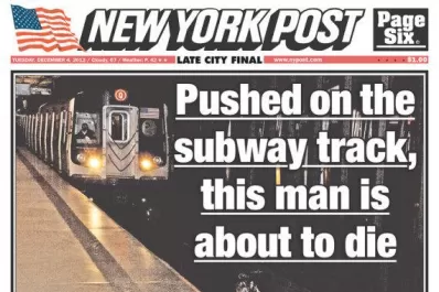 Un hombre empujó a otro a las vías del tren y lo mató