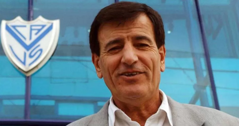 DIRIGENTE CON HISTORIA. Raúl Gámez, el ex presdiente de Vélez, elogió al club de Liniers y lo calificó como uno de los más grandes de Argentina.