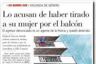 Un policía irá a juicio oral, acusado de haber arrojado a su mujer por el balcón
