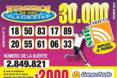 Los Números de Oro de LA GACETA