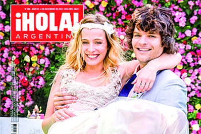 Boda, embarazo y Messi papá