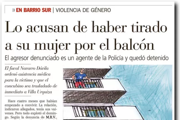 Un policía irá a juicio oral, acusado de haber arrojado a su mujer por el balcón