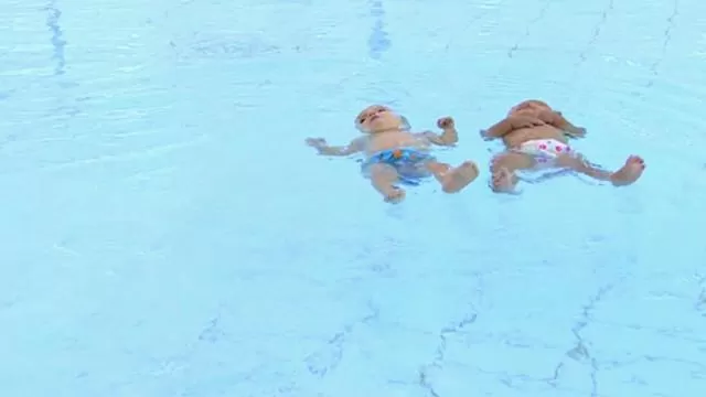 INCREIBLE. Los pequeños nadan por sí solos. FOTO TOMADA DE BBCMUNDO.COM