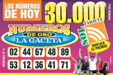 Los Números de Oro de LA GACETA