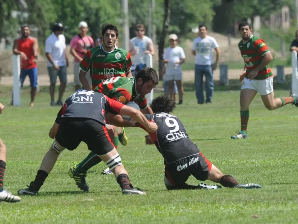  FIRME. Ezequiel Faralle, uno de los jugadores de Huirapuca que fueron a Salta. 