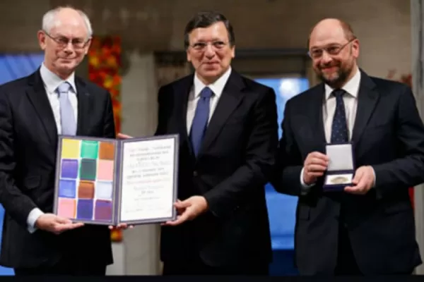 La Unión Europea recibe el Nobel de la Paz
