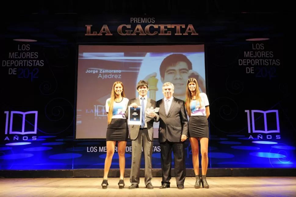  Jorge Zamorano (Ajedrez)
Es el premio al esfuerzo que hice para poder competir durante 2012. LA GACETA / FOTO DE ANALIA JARAMILLO