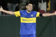 Riquelme dijo presente en el Día del hincha de Boca