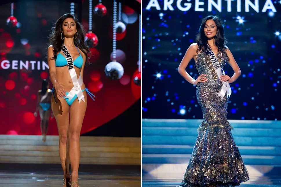 TUCUMANA EN LAS VEGAS. Camila Solorzano representa a la Argentina en la elección de Miss Universo 2012. REUTERS