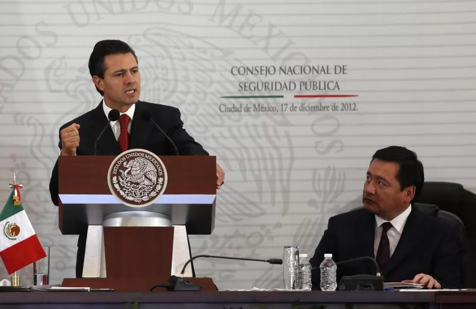 ANUNCIO. Peña Nieto dice que quiere una nación más justa y segura. REUTERS