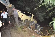 Lo encandilaron, dio un volantazo y cayó a una zanja en Tafí Viejo