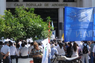Bancarios se movilizarán en   la city y harán asambleas