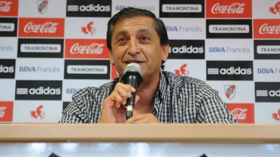 CONTENTO. Ramón Díaz se mostró optimista con el rendimiento de Leonel Vangioni como delantero.