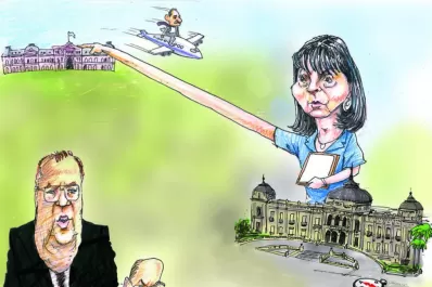 Qué manera de arruinar el brindis...